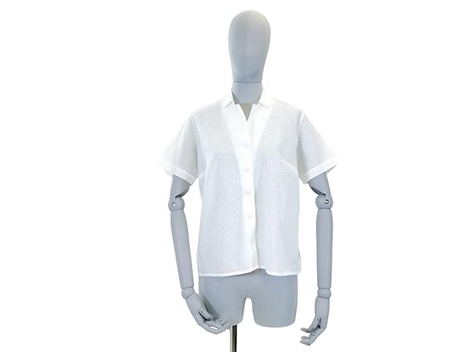 Autre Marque NON SIGNÉ / Hauts NON SIGNÉS EN 44 polyestyer Polyester Blanc  ref.952388