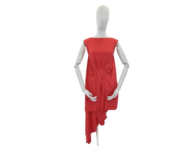 Vestidos VIONNET FR 36 Algodão Vermelho