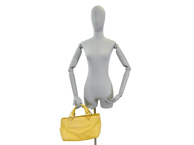 Boogie Céline CELINE Sacs à Main Cuir Jaune  ref.952425