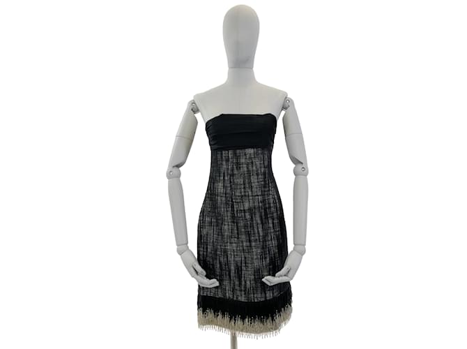 LA PERLA  Dresses FR 36 cotton Black  ref.952445