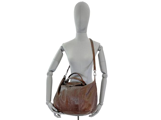 Pliage LONGCHAMP  Handbags   leather Brown  ref.952456