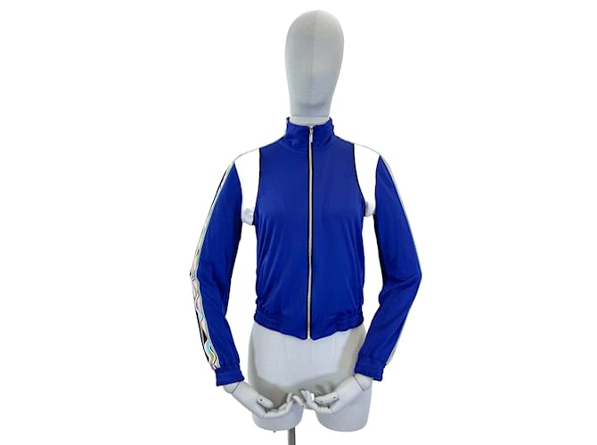 EMILIO PUCCI  Jackets FR 36 Polyester Blue  ref.952460