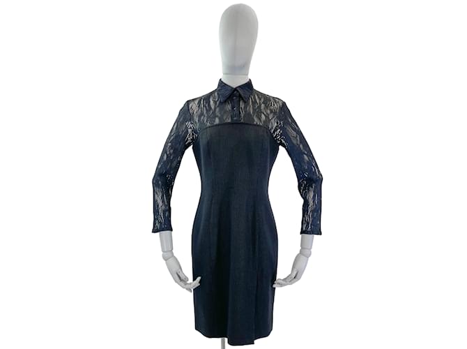 THIERRY MUGLER Robes FR 40 SYNTHÉTIQUE Noir  ref.952547