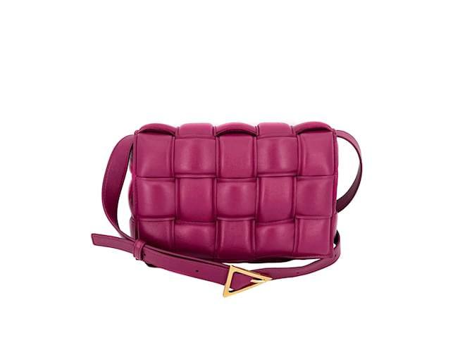Bottega Veneta Padded Cassette Leather Shoulder Violet Bag Purple  ref.952599