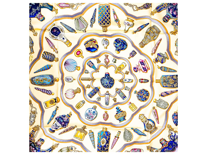 Hermès fular de seda Multicolor  ref.952612