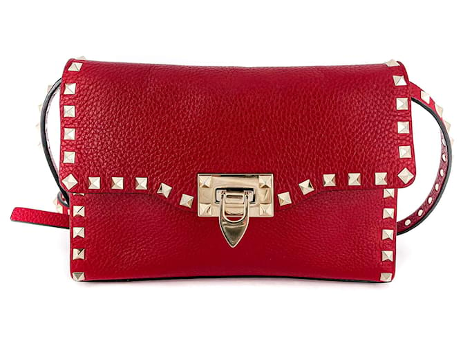 Valentino Garavani `rockstud` Small Leather Shoulder Bag