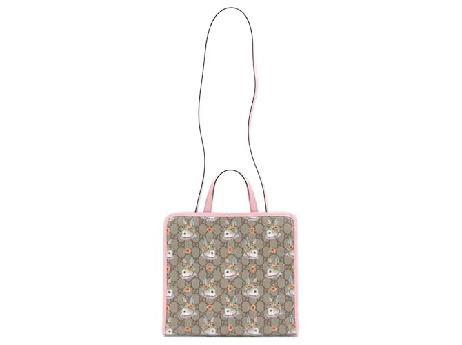 Gucci Kinder-Tasche aus GG Supreme Canvas Higuchi Yuko Pink Leinwand  ref.952689