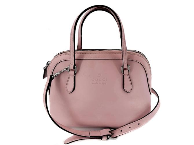Gucci Dome Pink Leather Crossbody Bag  ref.952696
