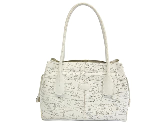 Tod's Tod Branco Couro  ref.952758
