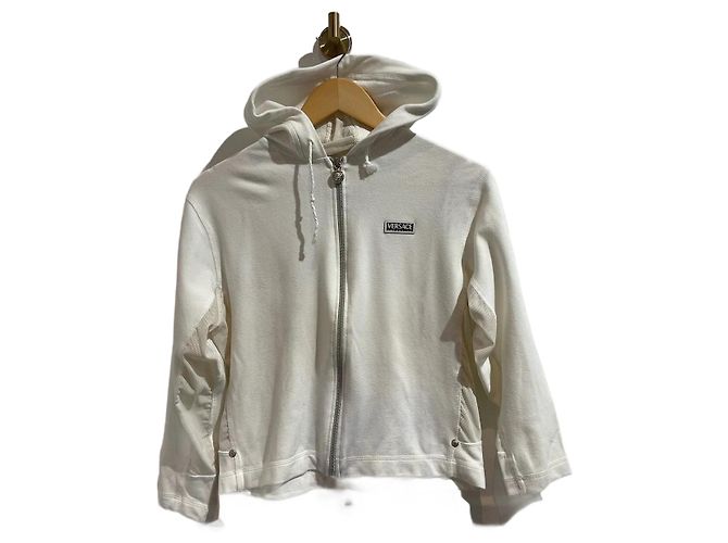 VERSACE Strickwaren T.International XS Baumwolle Weiß