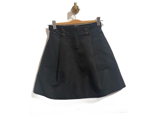 Chloé Gonne CHLOE T.FR 38 Cotone Nero