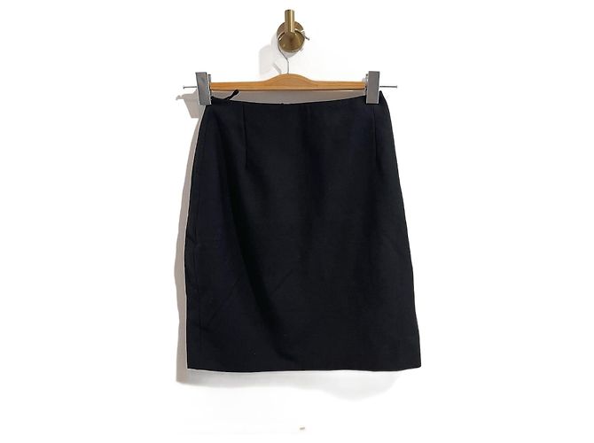 VERSACE Skirts T.IT 38 Wool Black