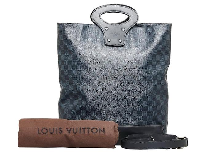Louis Vuitton Damier Cobalt Nord Sud Tote N51100 Toile Noir  ref.952865