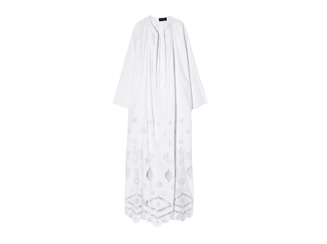 NILI LOTAN Kleider T.0-5 Taille einzigartige Baumwolle Weiß  ref.952911