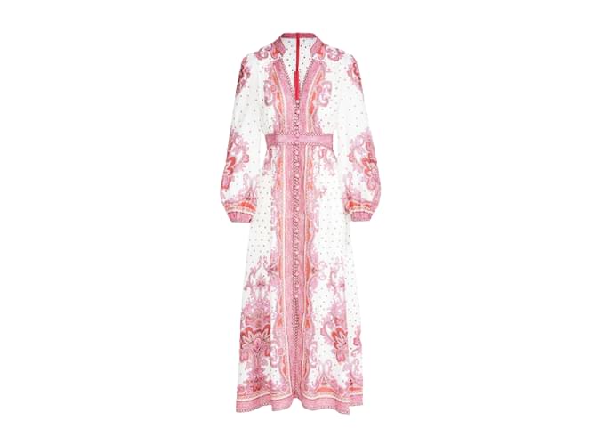 ZIMMERMANN  Dresses T.0-5 0 Linen Pink  ref.952918
