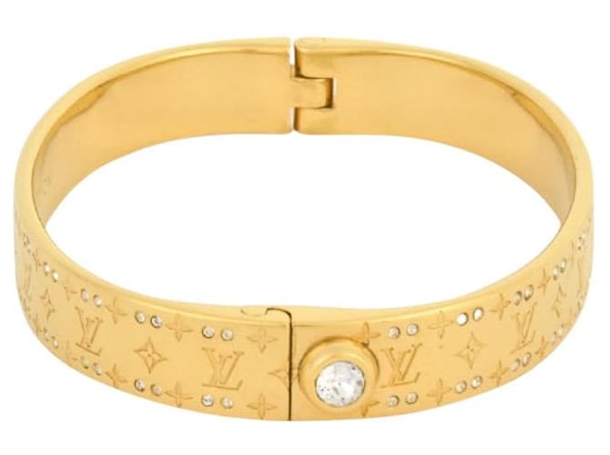 ***Louis Vuitton Nanogram-Armband Gelb Vergoldet  ref.952922