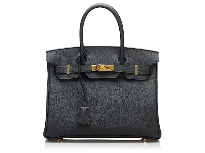 Hermès Hermes Black 2023 Togo Birkin 30 Leather Pony-style calfskin  ref.953462 - Joli Closet