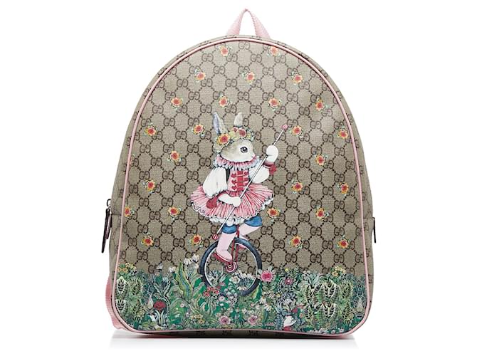 Gucci Children's Yuko Higuchi GG Supreme Tote Bag Pink 630542