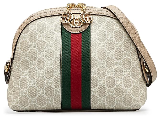 Gucci, GG Supreme Canvas Micro Cross-body Bag, Mens, Beige Multi