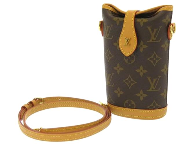 Louis Vuitton Monogram Fold Me Pouch - Brown Crossbody Bags