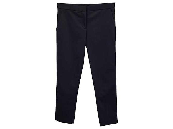 Pantalon droit The Row en coton noir  ref.953716