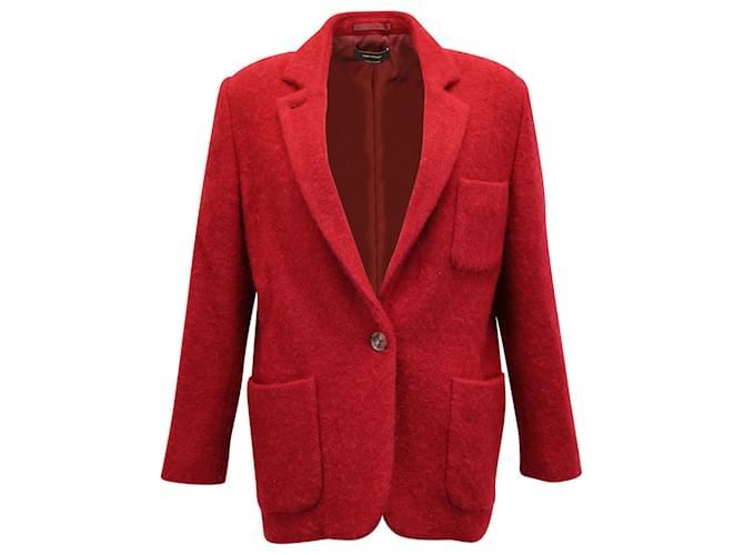 Isabel Marant Blazer in Red Mohair Wool  ref.953752