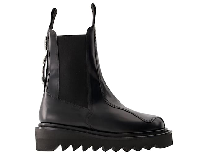 AJ1146 Boots - Toga Pulla - Leather - Black  ref.953768