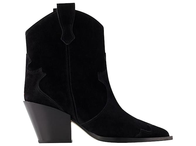 Albi Ankle Boots - Aeyde - Leather - Black  ref.953941