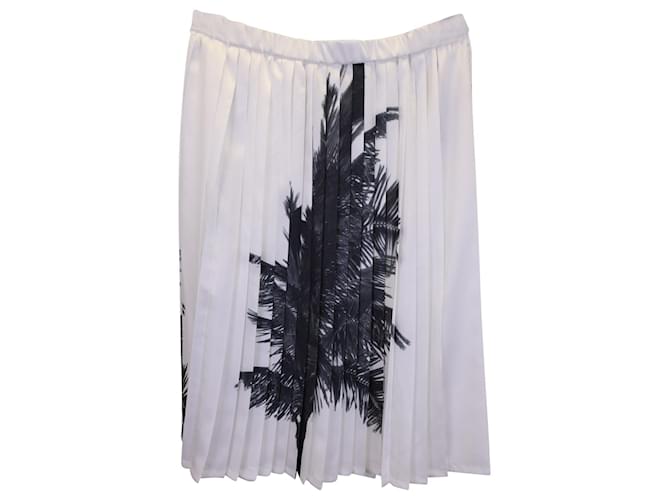 Autre Marque N21 Clementine Pleated Skirt in White Polyester  ref.953969