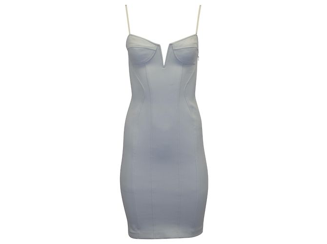 Alexander Wang Korsett-Bodycon-Kleid aus mintgrünem Polyamid