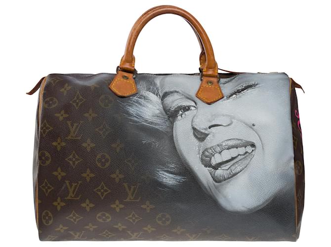 LOUIS VUITTON Speedy Bag in Brown Canvas - 1323512352 Cloth  ref.954228