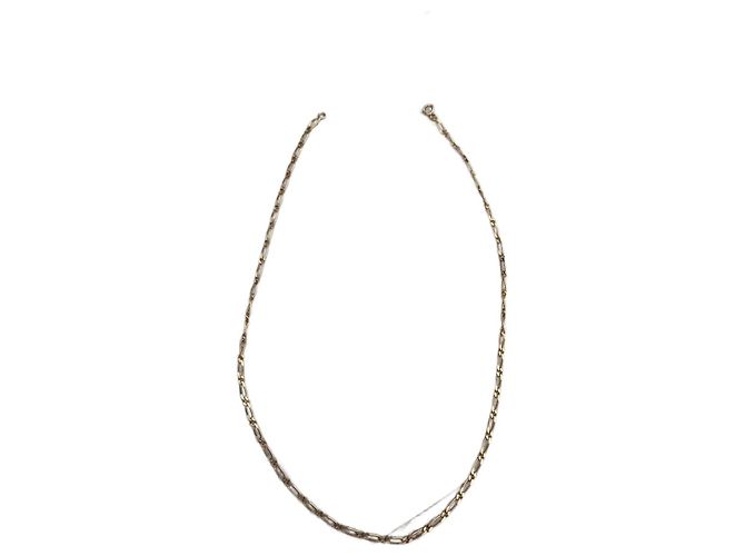 Autre Marque Collar de cadena de eslabones en oro amarillo de 18 quilates Dorado