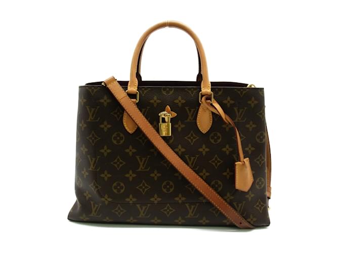 Louis Vuitton Monogram Flower Tote M43551 Brown Cloth ref.954289 - Joli  Closet