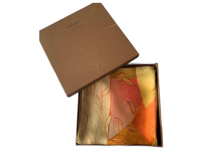 Louis Vuitton Lenços de seda Multicor
