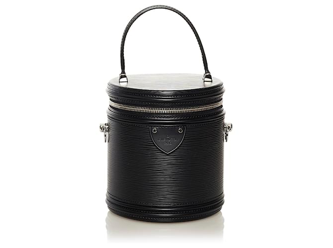 Louis Vuitton Black Epi Cannes Negro Cuero Becerro  ref.954576