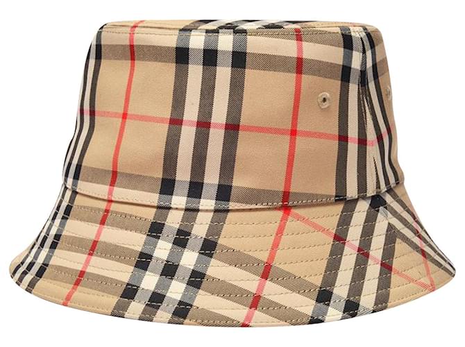 MH 2 Panel Bucket Hat - Burberry - Cotton - Archive Beige ref