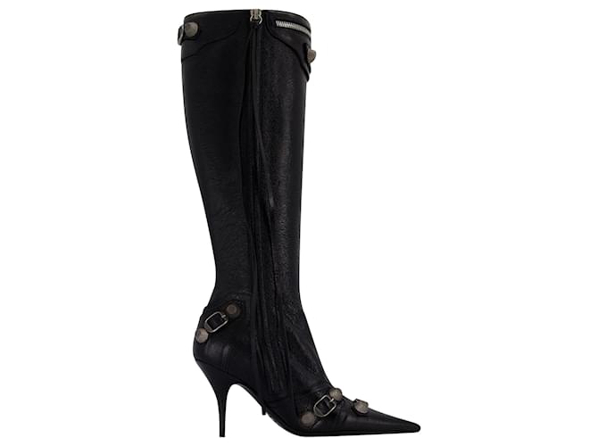 Cagole H90 Boots - Balenciaga - Leather - Black  ref.954900
