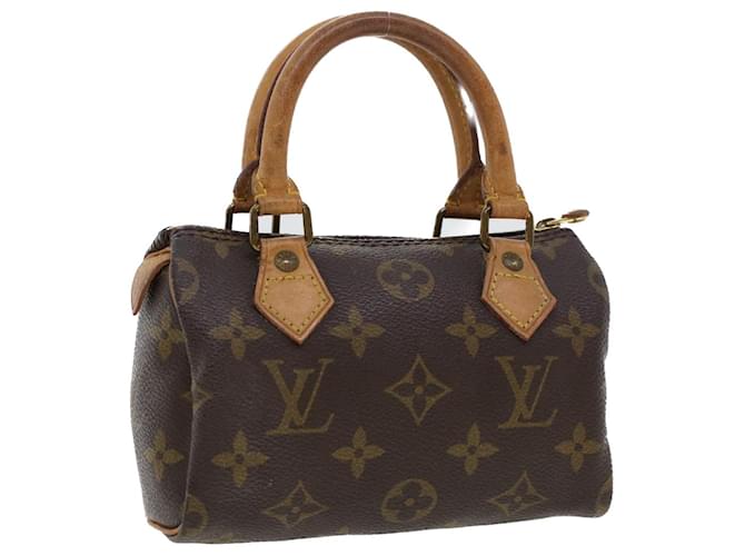 Louis Vuitton Small Monogram Speedy 25 Boston Bag Leather ref