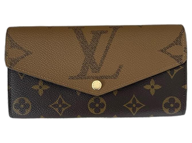 Louis Vuitton Portefeuille Sarah Brown Cloth ref.955181 - Joli Closet