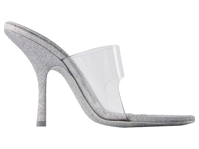 Nudie 105 Sandals - Alexander Wang - PVC - Silver Metallic Plastic  ref.955241