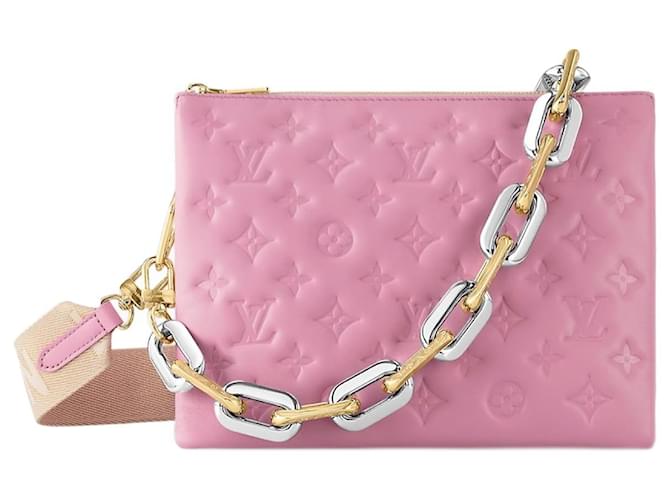 lv coussin bag pink