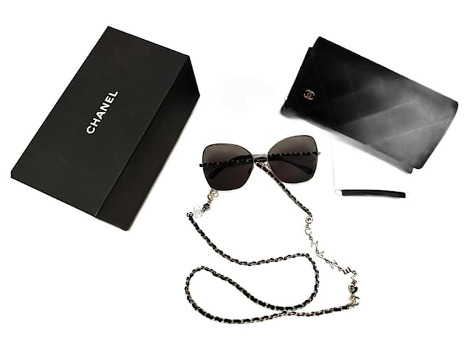 Chanel lunettes chaîne bijoux Métal Bijouterie dorée  ref.955384