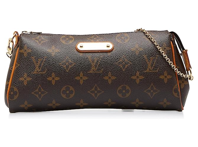 LOUIS VUITTON ~EVA CLUTCH WITH LV CROSSBODY STRAP &ORIGNAL GOLD CHAIN STRAP~