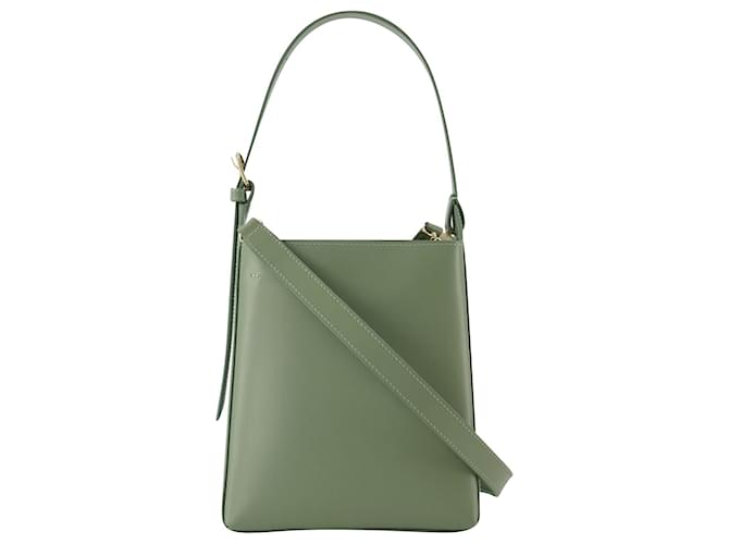 Apc Virginie Small Bag - A.P.C - Leather - Green Pony-style calfskin  ref.955803