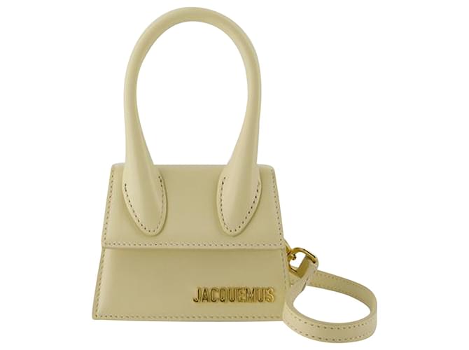 Le Chiquito Bag - Jacquemus - Leather - Ivory Beige Pony-style calfskin  ref.955878