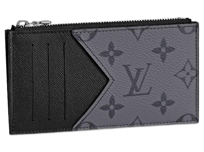 Louis Vuitton Tarjetero monedero LV eclipse Gris