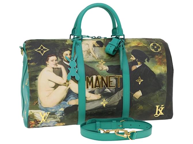 LOUIS VUITTON Masters Collection MANET Keepall Bandouliere 50 M43344 auth 44429a Monogram  ref.956058
