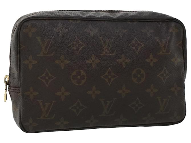 Louis Vuitton EPI Compiegne 28 Clutch Bag Spo Brown LV Auth 37361
