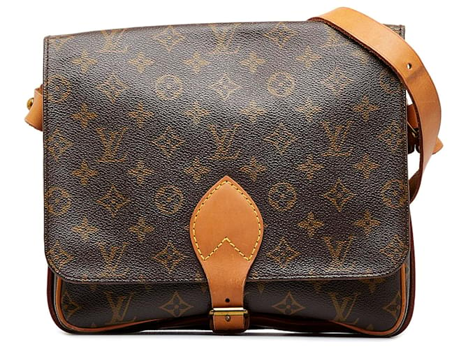 Louis Vuitton Monogram Cartouchiere GM - Brown Crossbody Bags