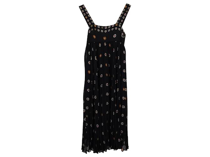 Zimmermann Sunray Floral Print Dress in Black Polyester  ref.956298